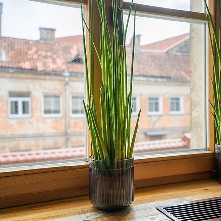 Church Through The Window Vilnius Bagian luar foto